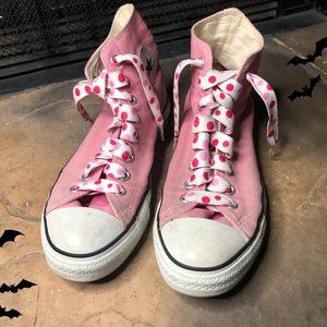 Pink High-Top Converse